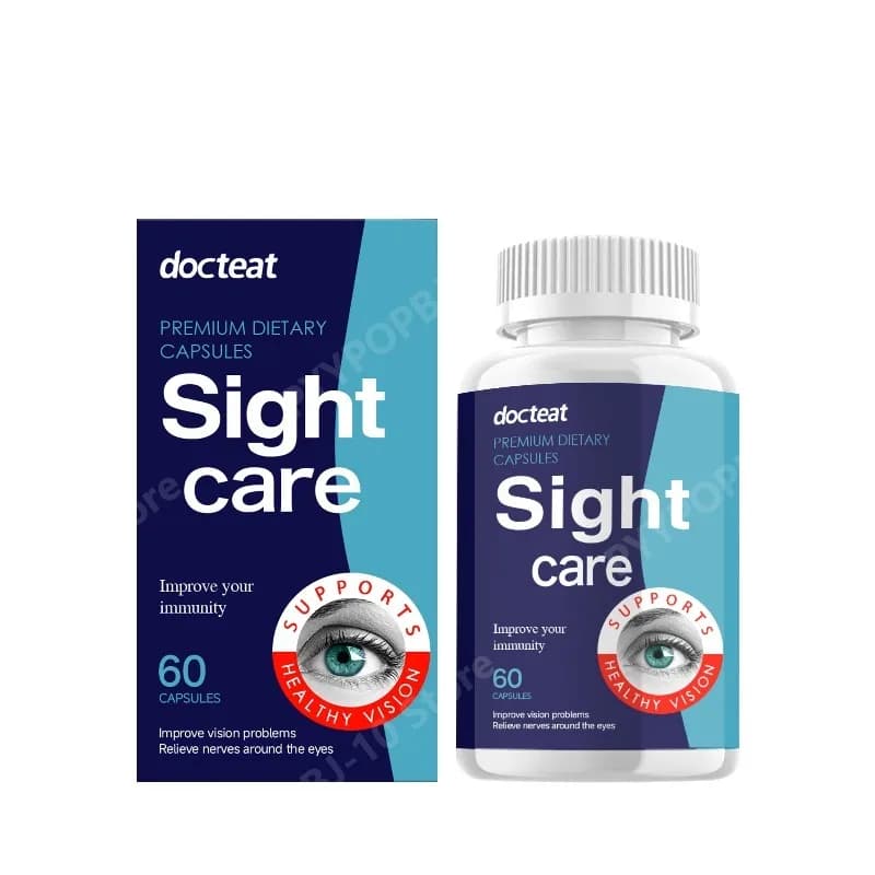 Capsule per il Supporto della Salute degli Occhi, Integratore Nutrizionale Quotidiano per il Comfort Visivo, 60 Capsule