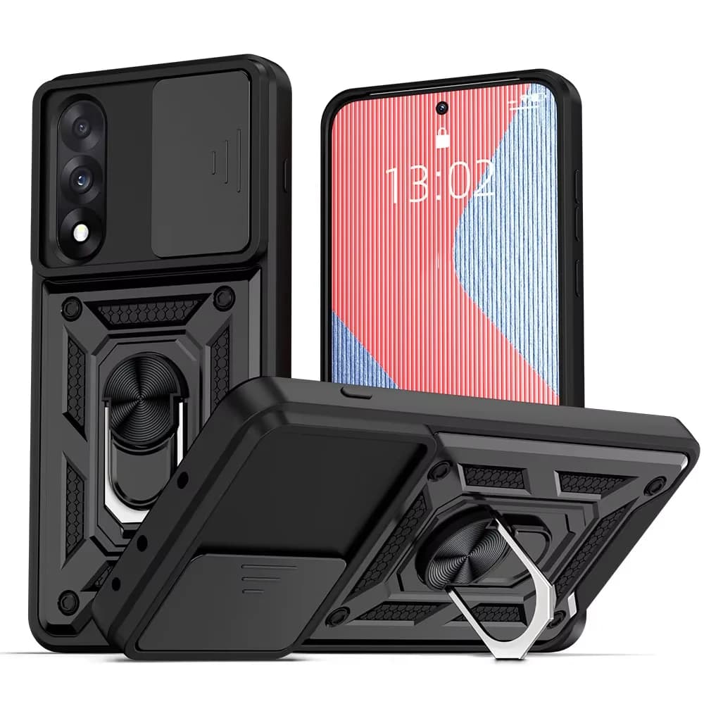 KEYSION Custodia protettiva antiurto per OnePlus Nord 5 5G Anello di protezione dell'obiettivo della fotocamera scorrevole Custodia per telefono per One Plus 1+ Nord 5