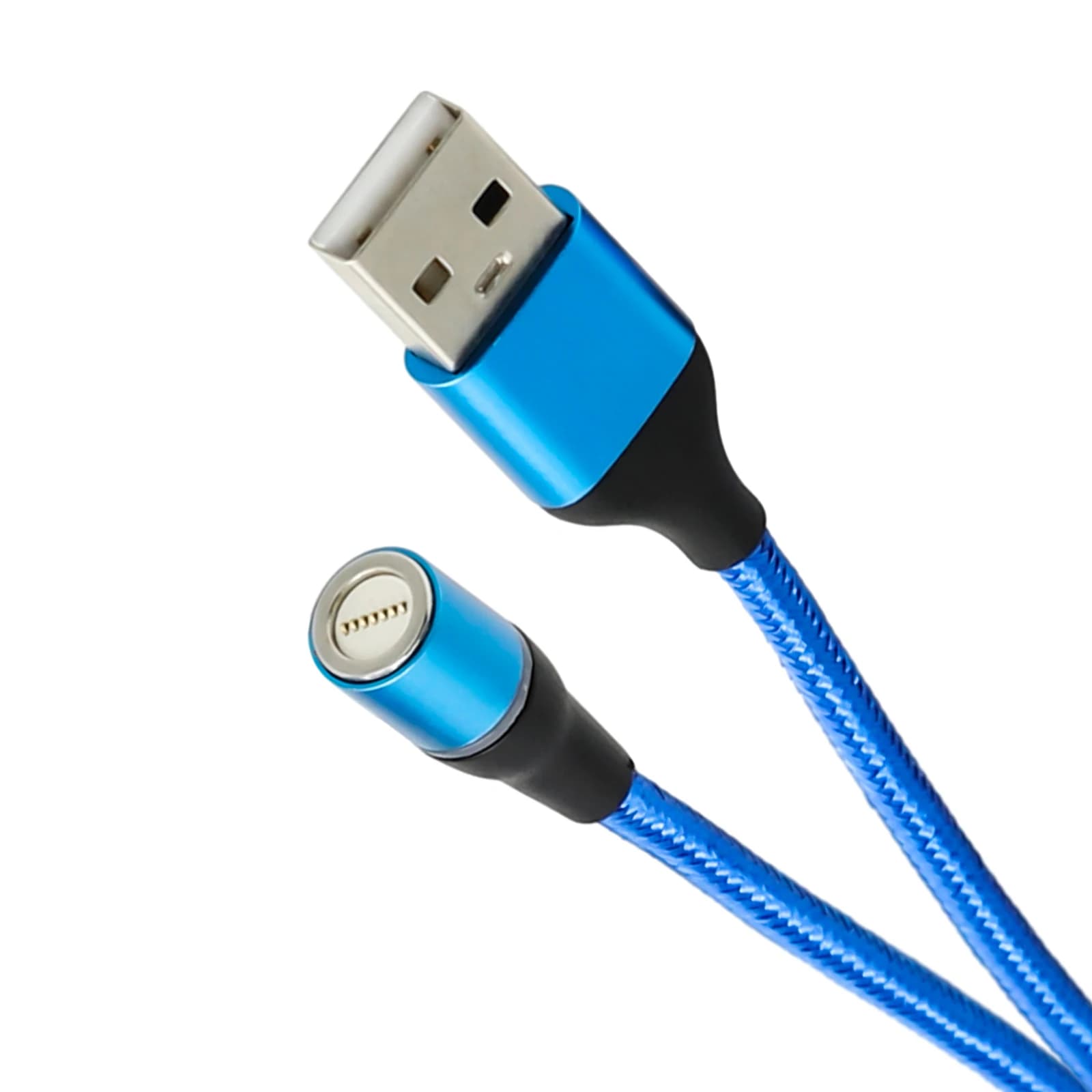 Cavo Dati Magnetico per Ricarica Super Veloce 1.5m 5A, Rotazione a 360 Gradi, Micro USB Tipo C, Cavo Caricatore per Telefono