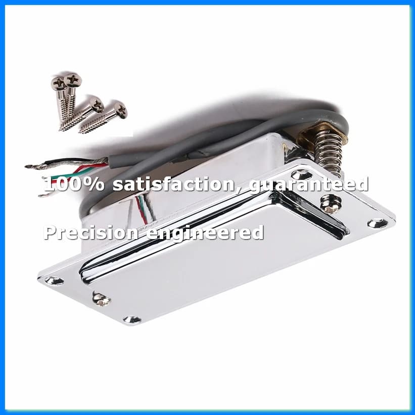 Chrome Silver Mini LP Guitar Humbucker Pickup Sealed Pick Up Music Repair Parts-A73M