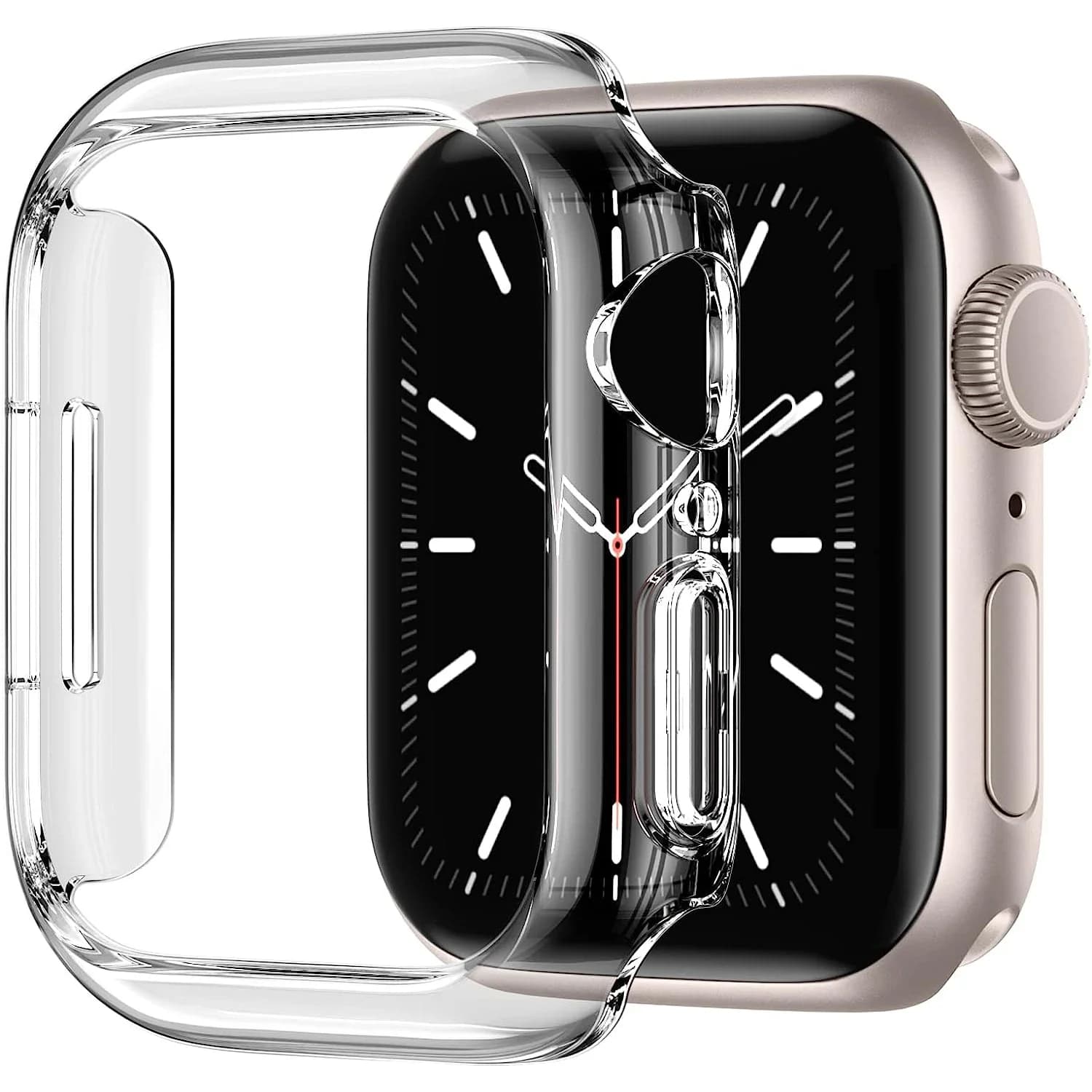 Cover for Apple Watch Case 46mm 40mm 45mm 41mm PC Protector Bumper Protective Shell for iWatch Series 11 10 9 8 7 SE 3 6 Ultra 3