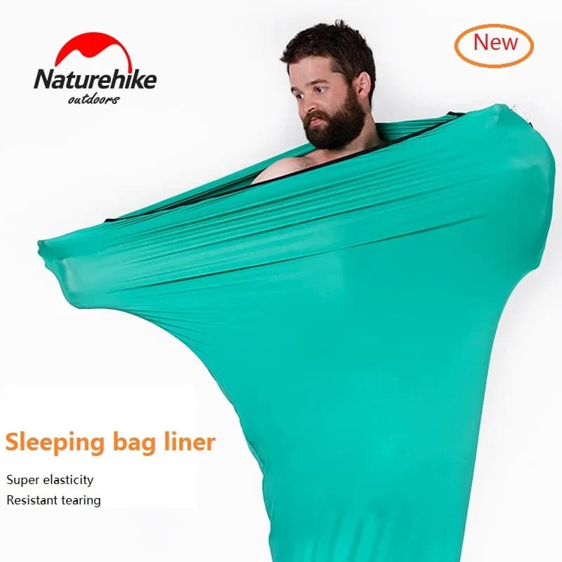 Naturehike-sacco a pelo portatile, viaggio all'aperto, alta elasticità, fodera, lenzuolo per il trasporto, Anti sporco, Hotel