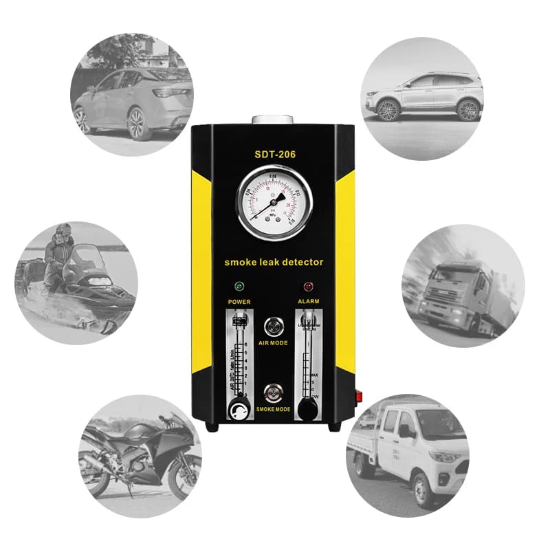 OEM / ODM Automotive Car Engine Smoke Machine Leak Detector Cylinder Leak Test Car Lpg Gas Detector Engine Leak Stopper