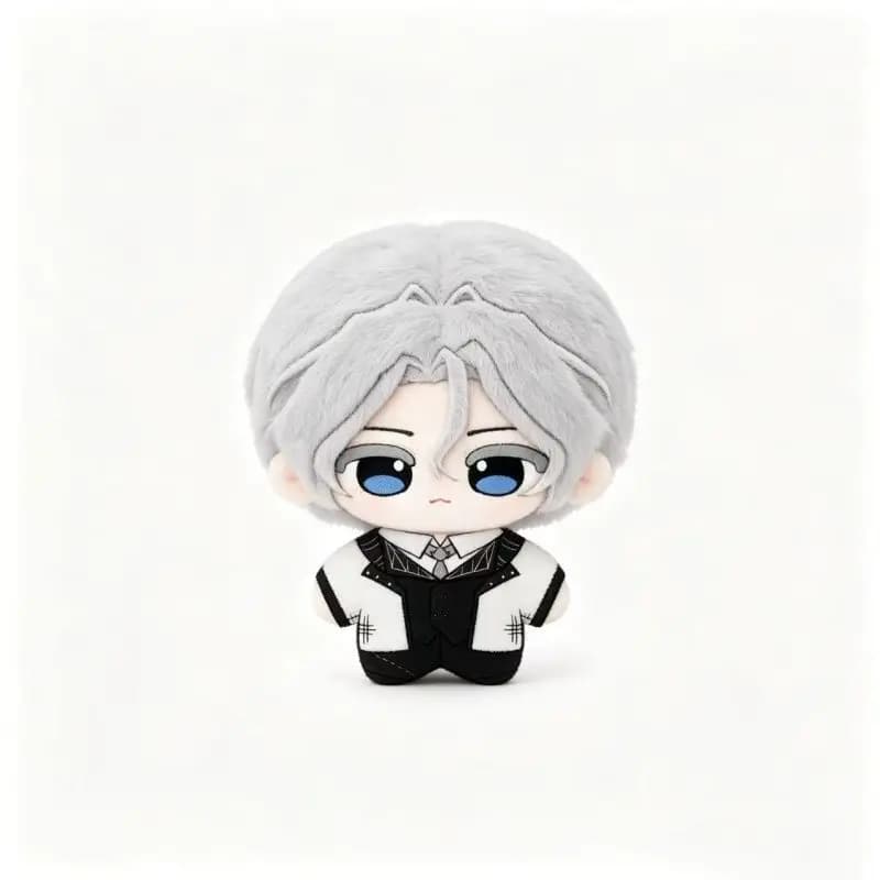 Anime REIGN OF NIGHTFALL Wolf Tyrant Windward Cosplay 10cm Cotton Doll Figure Plush Pendant Keychain Gifts Toys Plushies