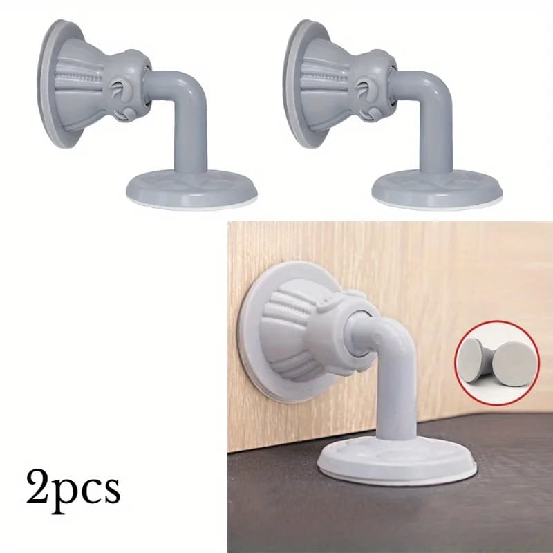 2 pezzi di protezione anti-collisione silenziosa fermaporta serratura protettiva pad autoadesivo protezioni murali fermaporta in silicone ABS