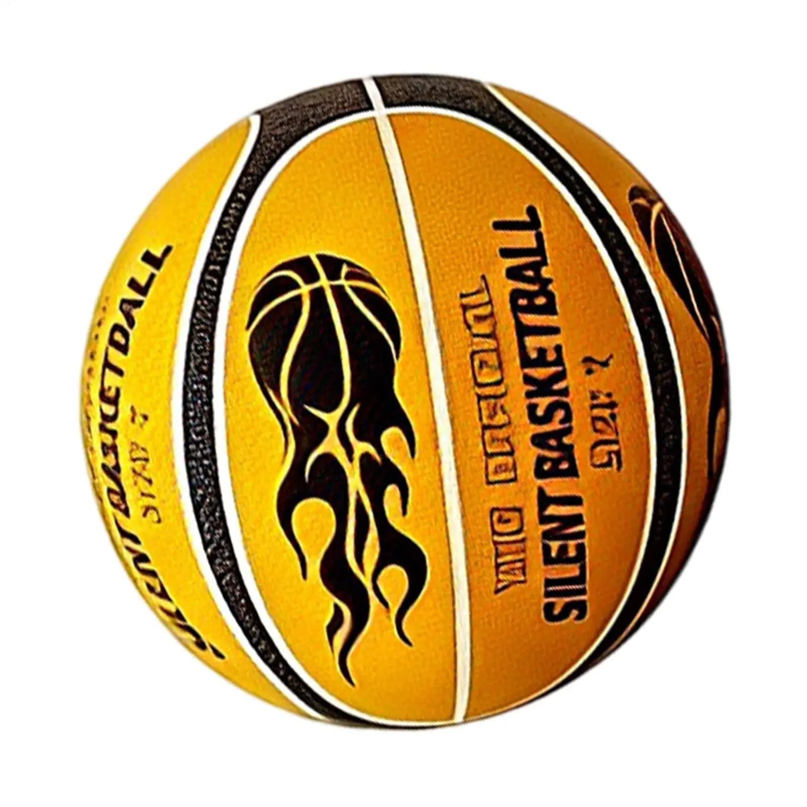Pallacanestro silenziosa senza rumore, facile da impugnare, senza aria, per allenamento indoor, per ragazzi, ragazze, bambini, adolescenti, casa, camera da letto, sport
