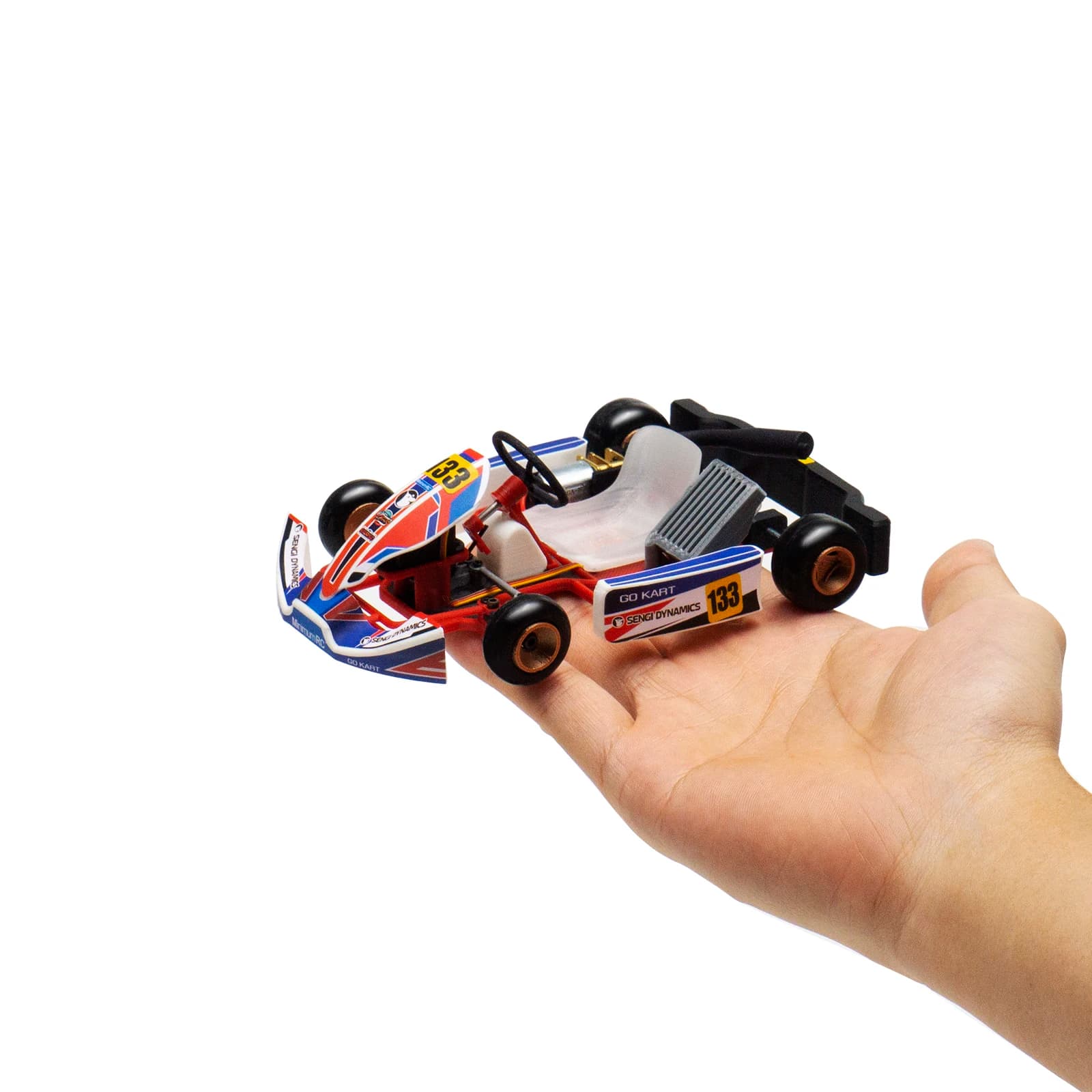 Minimo RC Sengi KART-80 Assemblato RC Telecomando Micro Scala RC Auto Simulazione Kart Go Kart Kit PNP Per I Bambini I Bambini
