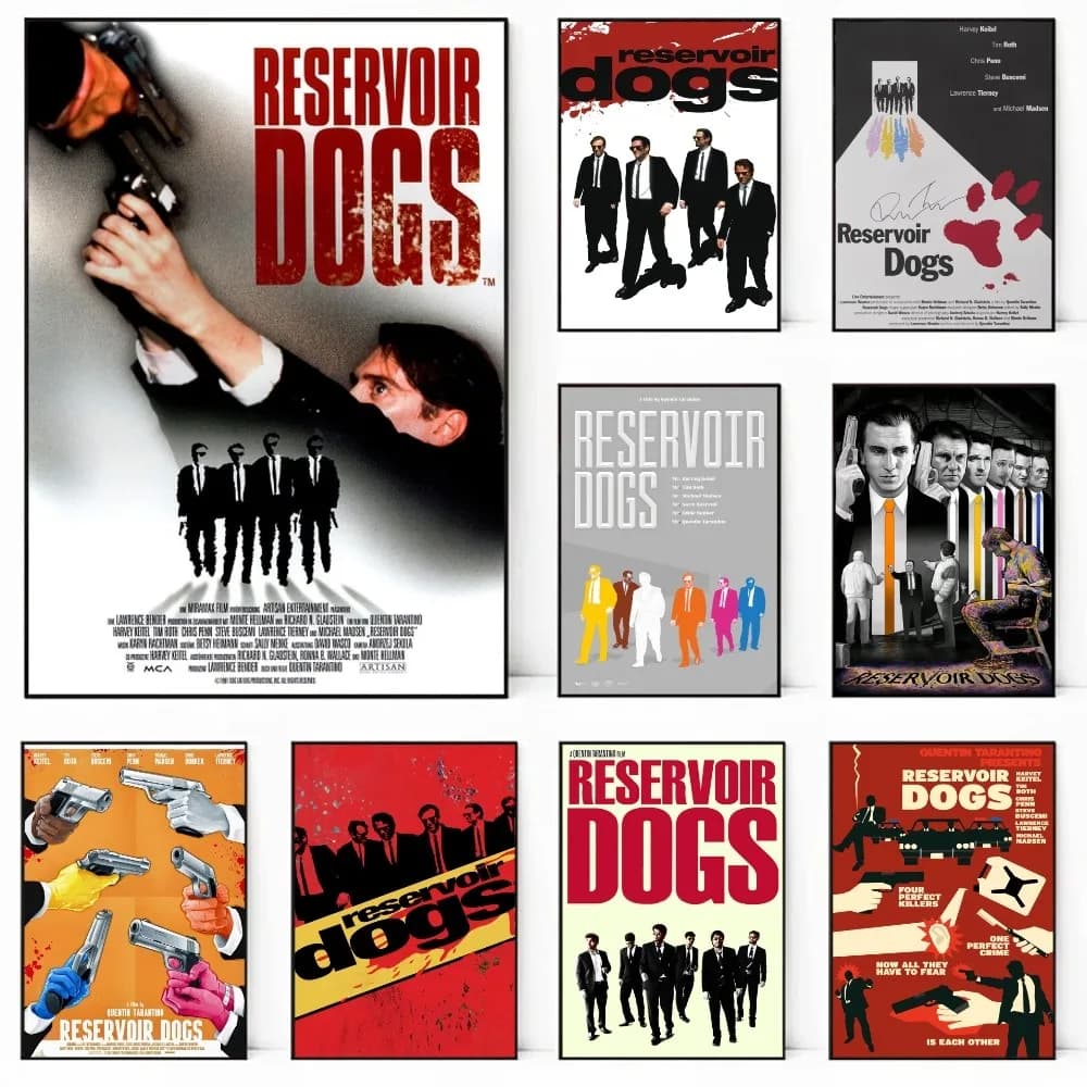 American Movie Reservoir Dogs Canvas Painting Poster stampa pittura camera da letto Studio Studio soggiorno Wall Art Decoration