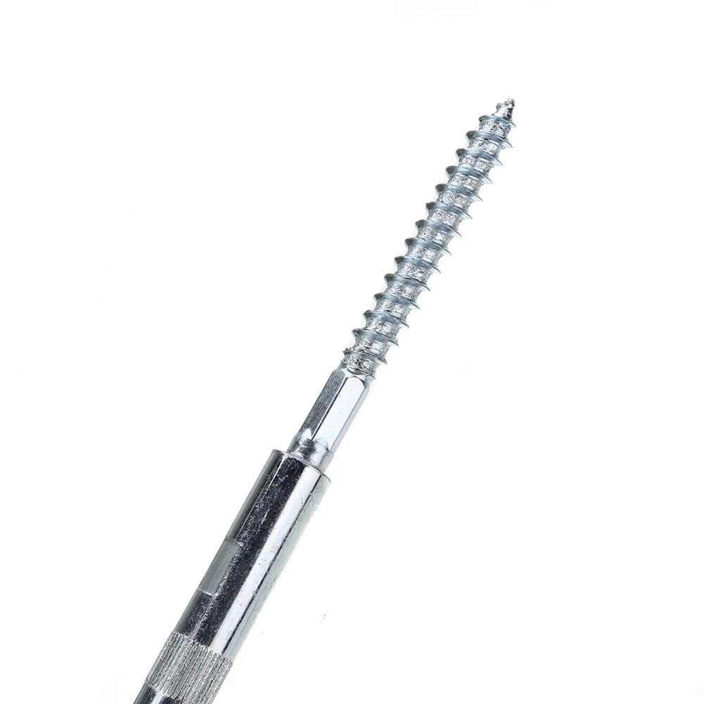2pc Kit mensola galleggiante perni di supporto per montaggio a parete in metallo nascosto staffa 8*100mm per ripiani travi mensola hardware per la casa