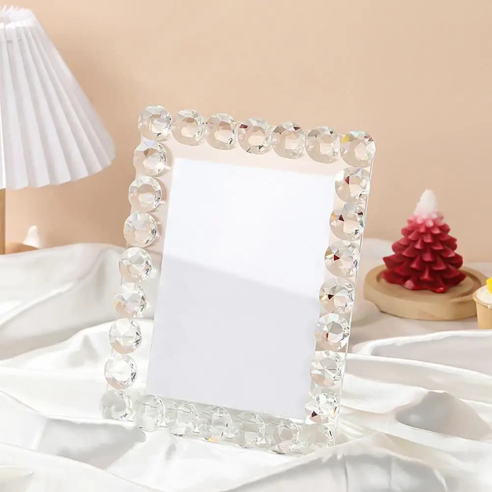 Picture Frame Elegant photo frames similar to crystals for home office home office frames fake feet for vertical desktops for photos
