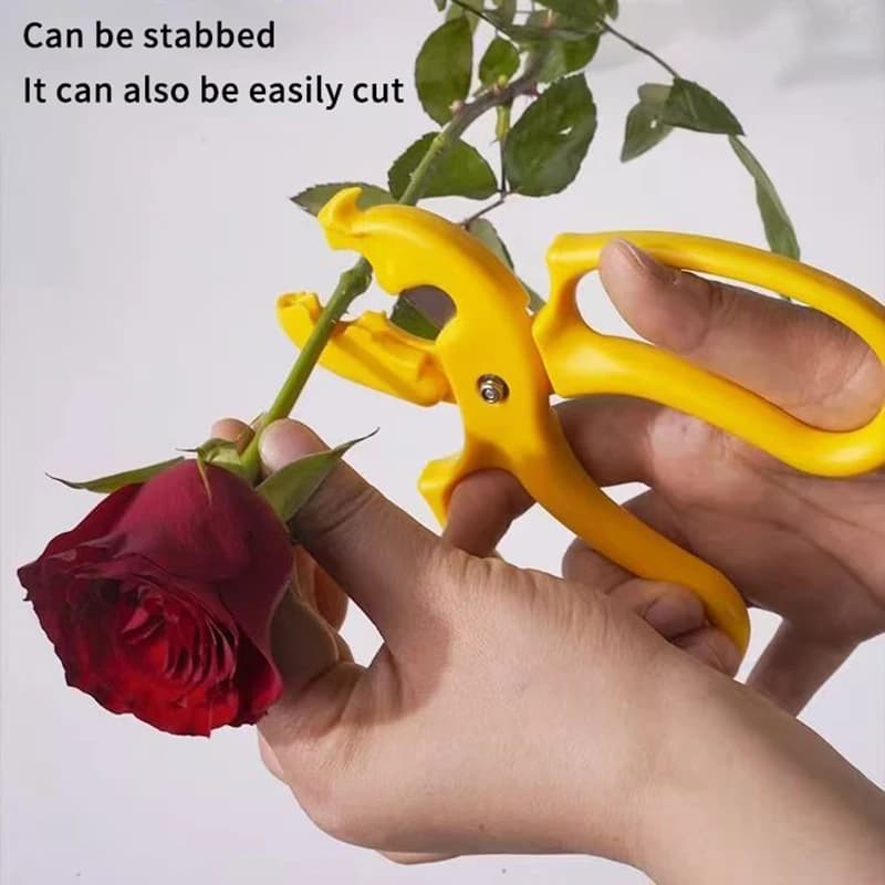 1PCS Multipurpose Floral Pruning Shears with Replaceable Blade Thorn Remover Leaf Stripper for Flower Arranging Gardening