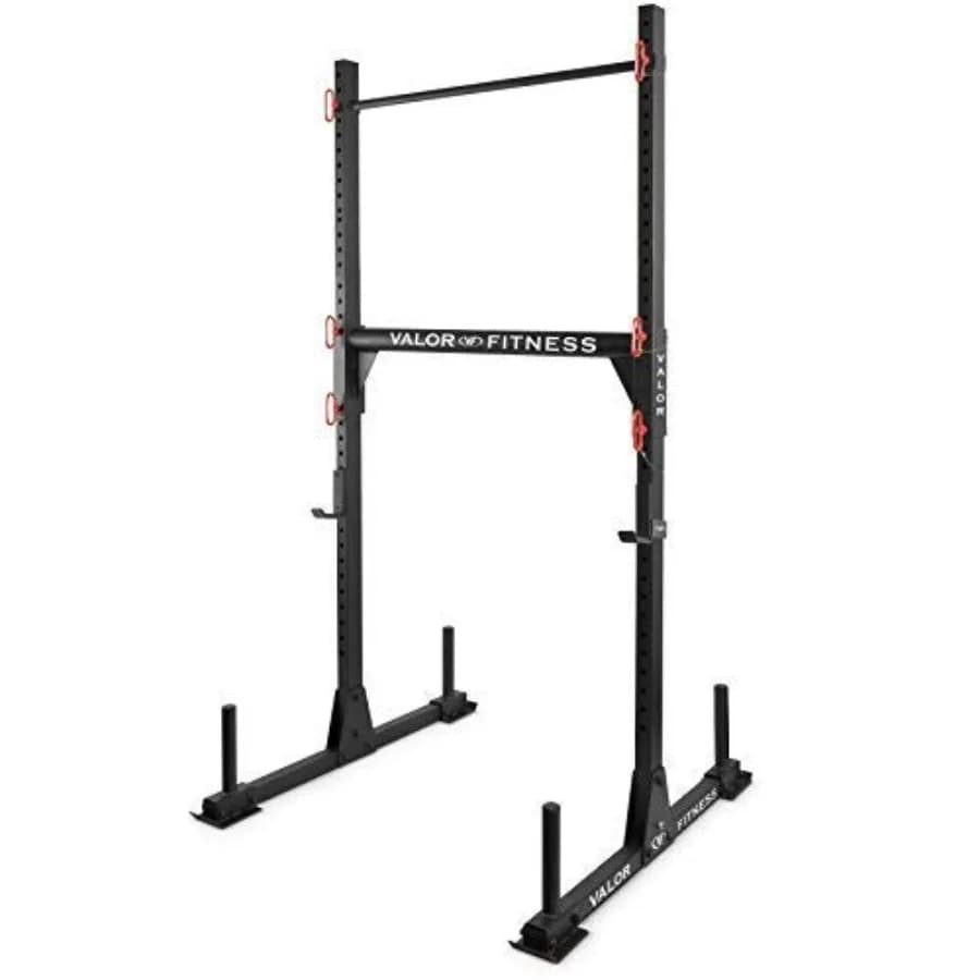 BD-21 Rack a Yoke per Attrezzature Strongman, Ganci a J, Rack per Squat e Panca, Barra per Trazioni, Bracci di Sicurezza Opzionali