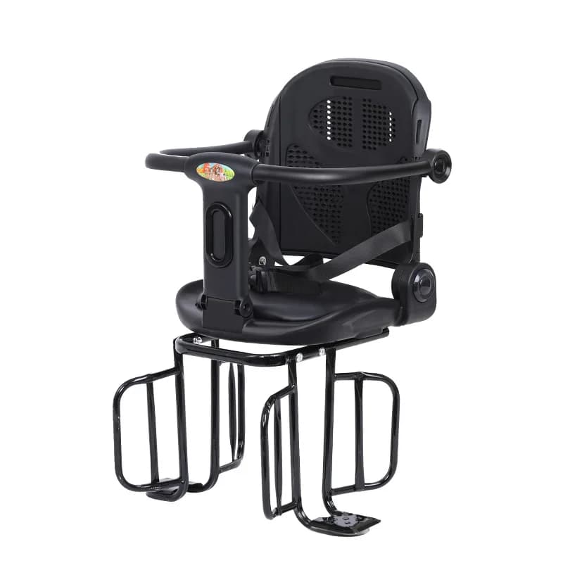 Kids Bike Child Safety Seat Rear Mount W/Music Lights Reclining Baby Carrier for E-bike