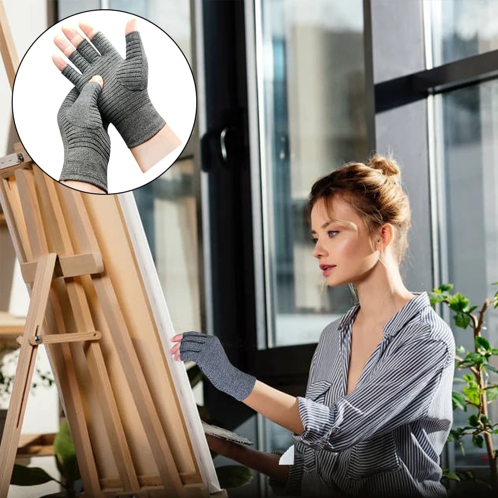 1 paio di guanti unisex portatili per allenamento e cura della salute, guanti morbidi ed elastici, protezione per le articolazioni, antiscivolo