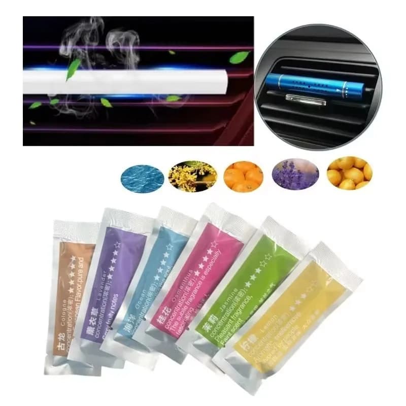 5/15/25pcs Auto Deodorant Auto Substitution Car Styling Auto Solid Deodorant Air Cleaner Air Vent Perfume