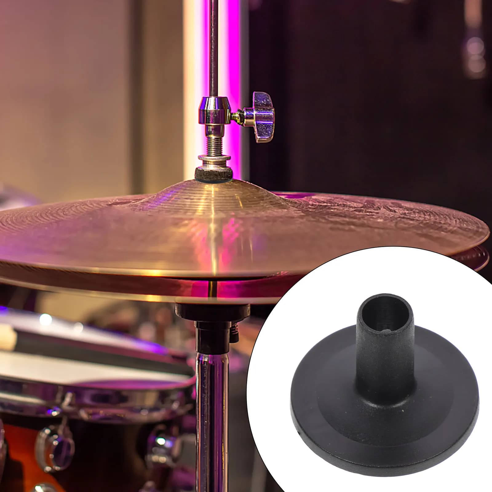 Drum Lug Locks Cymbal Felt Multicolour Pad Stands Flanged Sleeves Accessories Has