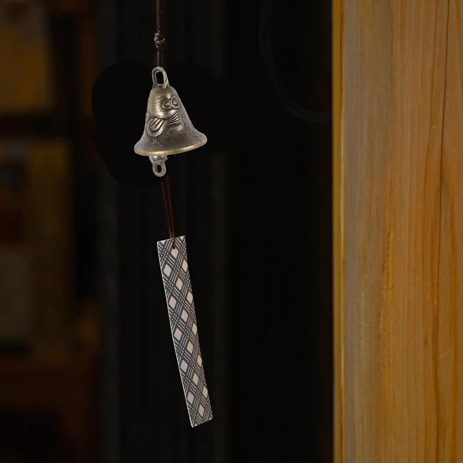 20Pcs Retro Alloy Bells Feng Shui Wind Chime Bells Set Compact Metal Bell Statues for DIY Home Hanging Ornaments