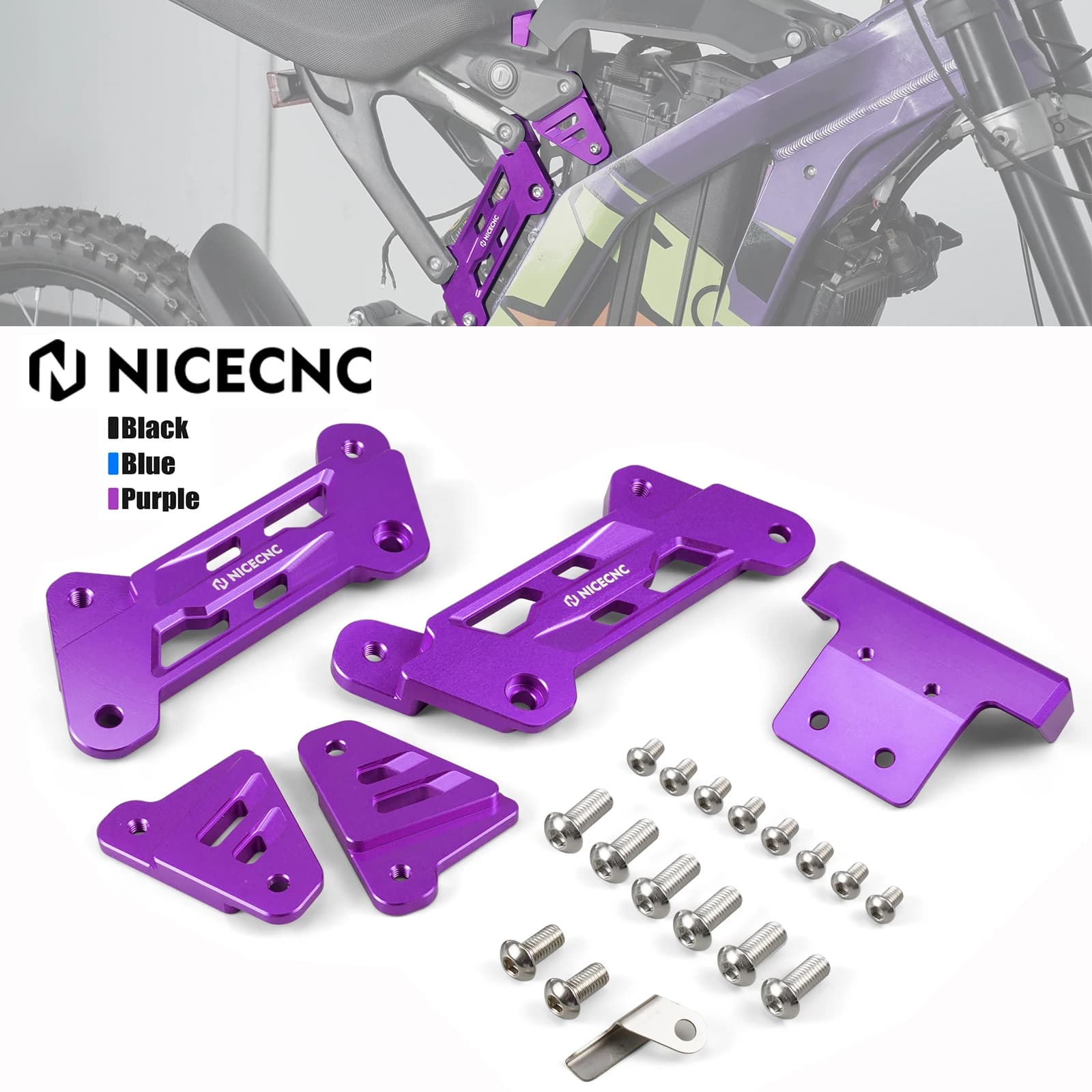 Per Surron light bee XS L1E Bici Elettrica Sur ron Parti Segway X160 X260 Accessori 5 centimetri Ascesa Sedile Riser Sedile Sollevare Staffa kit
