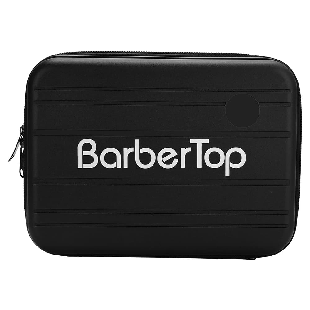 Borsa per forbici per capelli antiurto da barbiere Valigia resistente alle schiacciamento Strumenti impermeabili per non deformazione Scatola da barbiere nera rossa