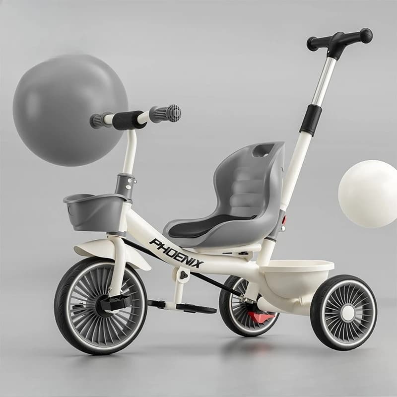 Nuovo Triciclo per Bambini, Passeggino a Tre Ruote Leggero, Bicicletta Multifunzione per Bambini, Triciclo e Passeggino per Neonati