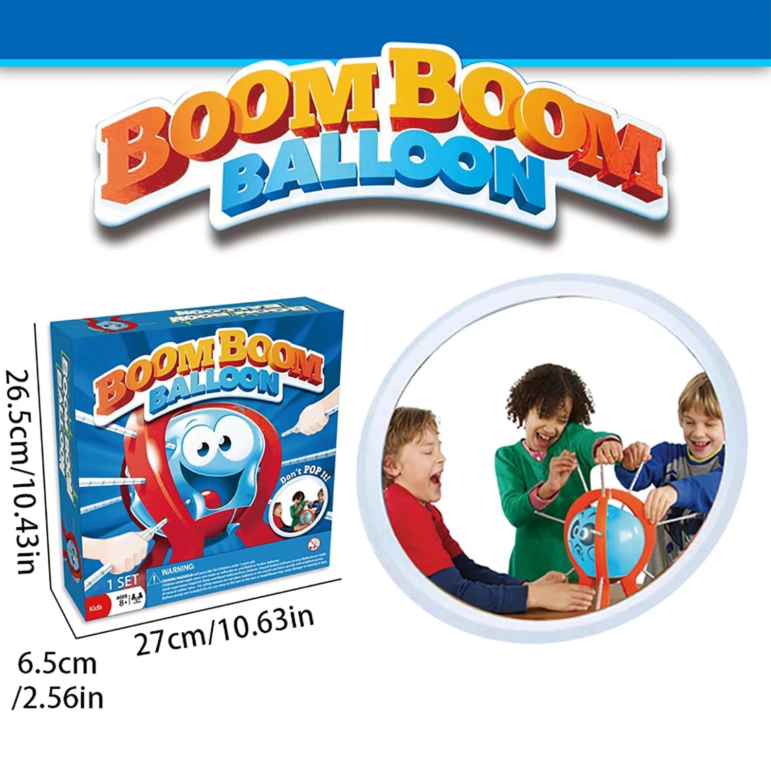 Nuovo gioco di esplosione di palloncini, gioco da tavolo, giocattolo di intrattenimento per famiglie, gioco di bastoncini per bambini, punizione di scherzi, regalo per bambini