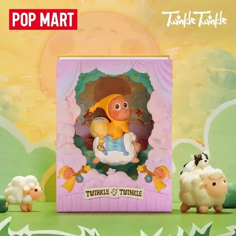 POPMART Twinkle Twinkle Light Up Series Trendy Blind Box Toys Mystery Box Mistery Action Figure Modello a sorpresa Regalo di compleanno