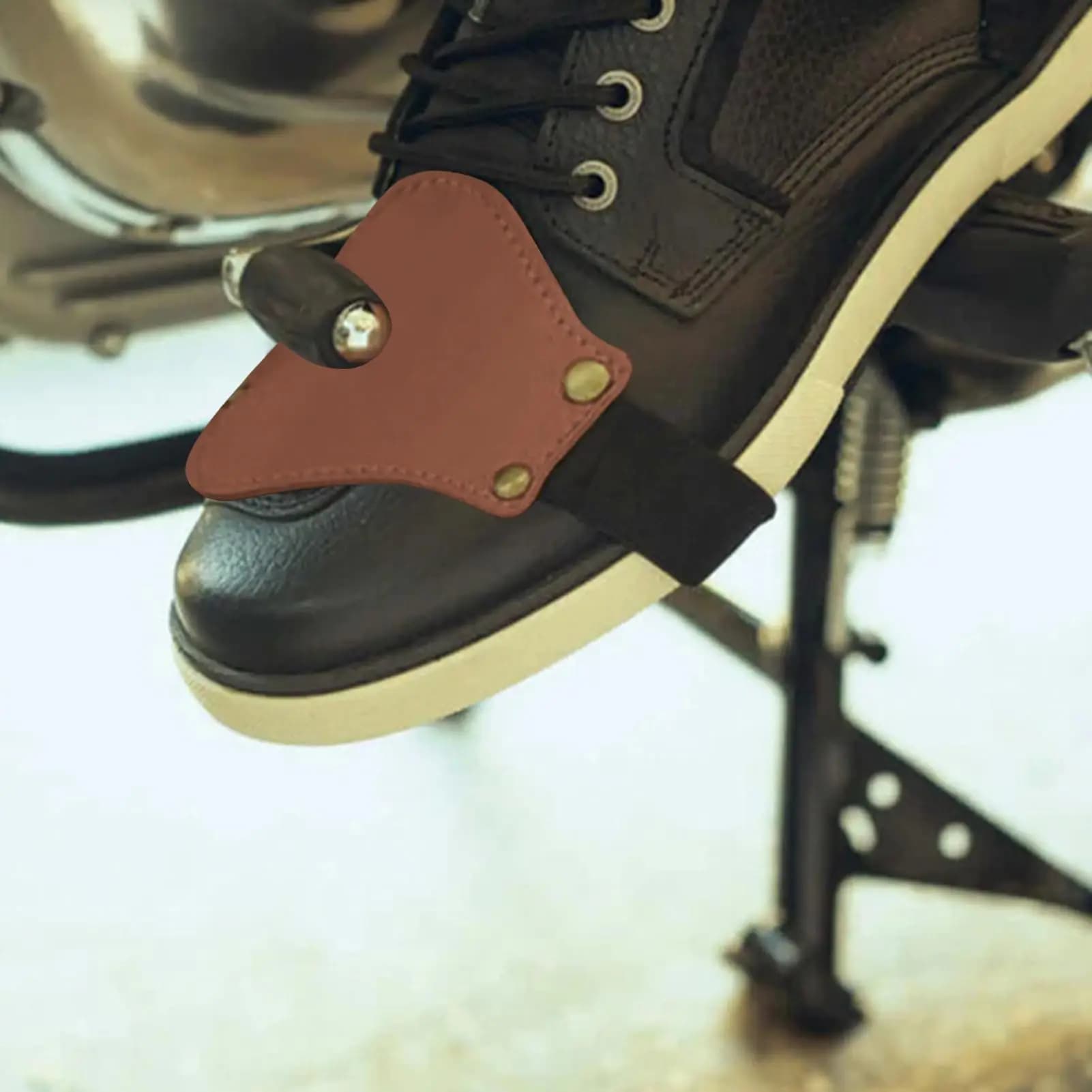 Copriscarpe per moto Copriscarpe per cambio di marcia Copriscarpe antigraffio Accessori per moto per pioggia sporco