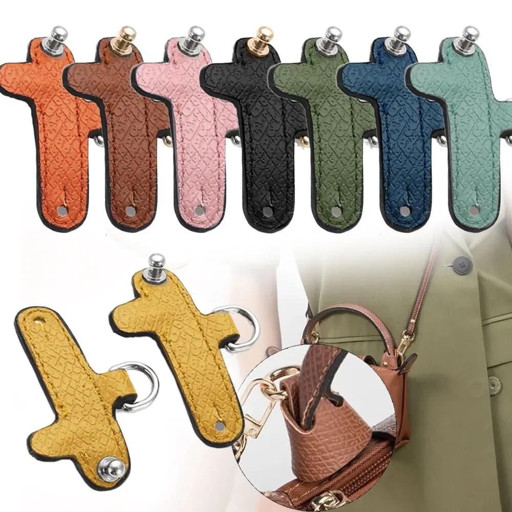 Accessories for straps Replacement buckle for shoulder strap with free punching Buckle for genuine leather hanging buckle for Longchamp bag