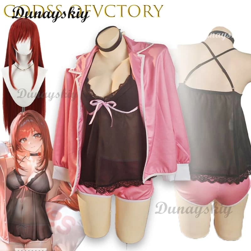 Rape Cosplay Cute pajama Full set Halloween Carnival Christmas pajamas