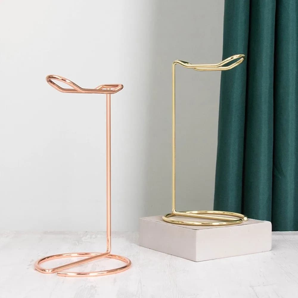 Display Props Luxury Headphone Stand Portable Universal Headset Holder Stylish Modern Headphone Display Rack Exhibition Halls