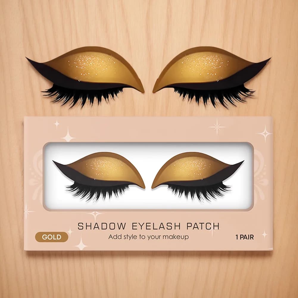 Eyeshadow Eyelashes Makeup Stickers 2-in-1 Reusable Eye Makeup Stickers Eyeshadow and Lash Sticker for Party Prom