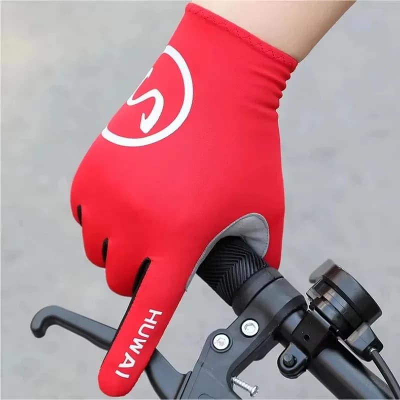 1Pair Touch Screen Long Full Fingers Half Fingers Gel Sports Cycling Gloves Bike Riding Racing Women Men Bicycle Gloves