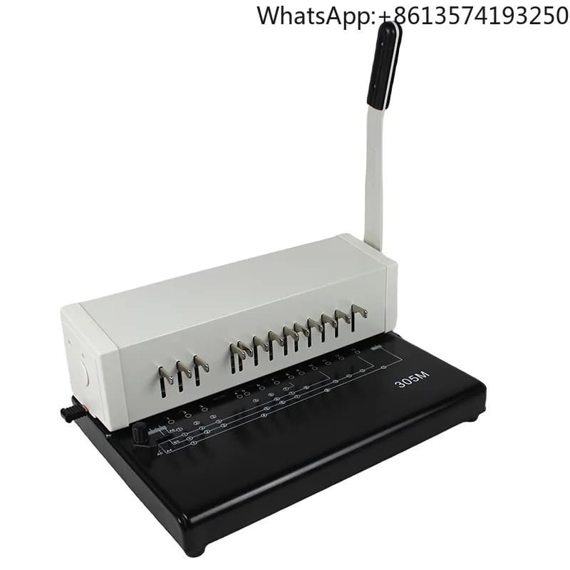 Loose-leaf Puncher 6 Holes 9 Holes 4 Holes A4 Loose-leaf Folder B5 Loose-leaf Book A5 Iron Clip Binding Machine File Punching