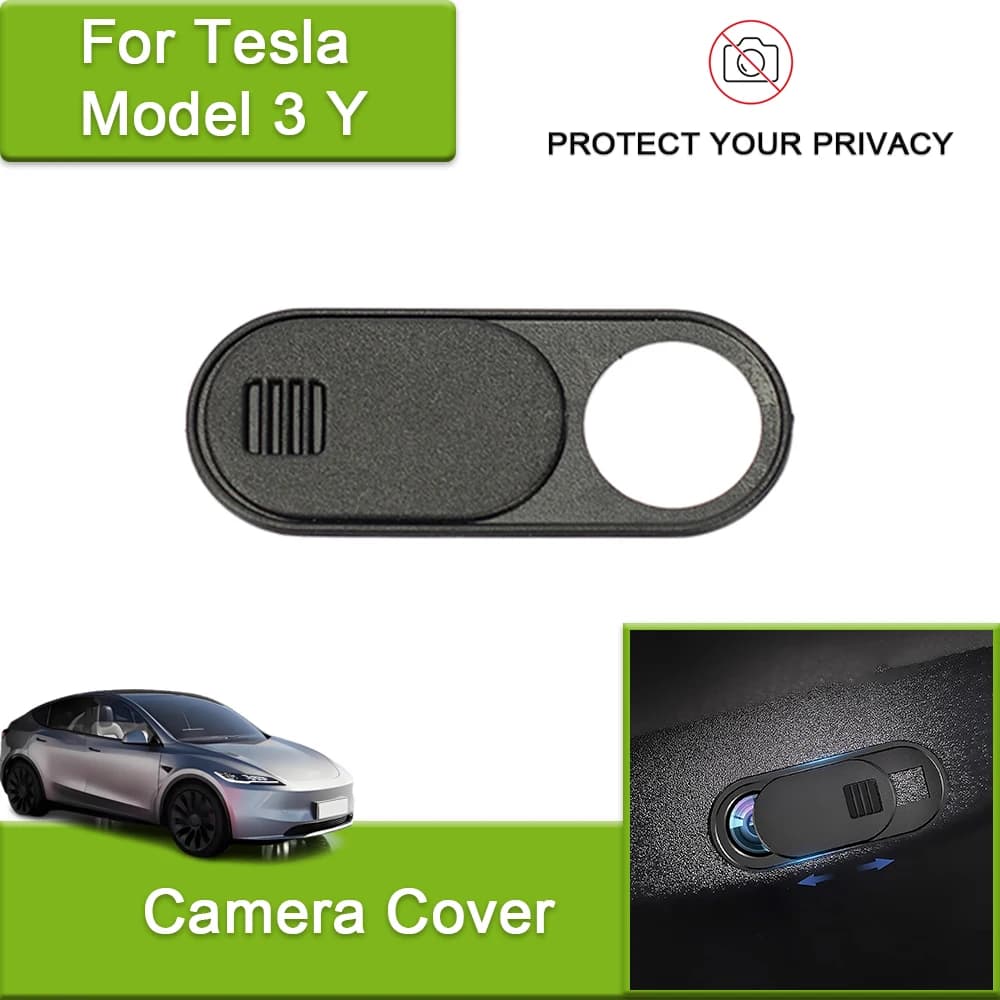 Copertura della fotocamera per Tesla Model 3 Y 2024 2025 2026 Tappo di copertura della fotocamera interna Auto Webcam Protezione della privacy Accessori adesivi