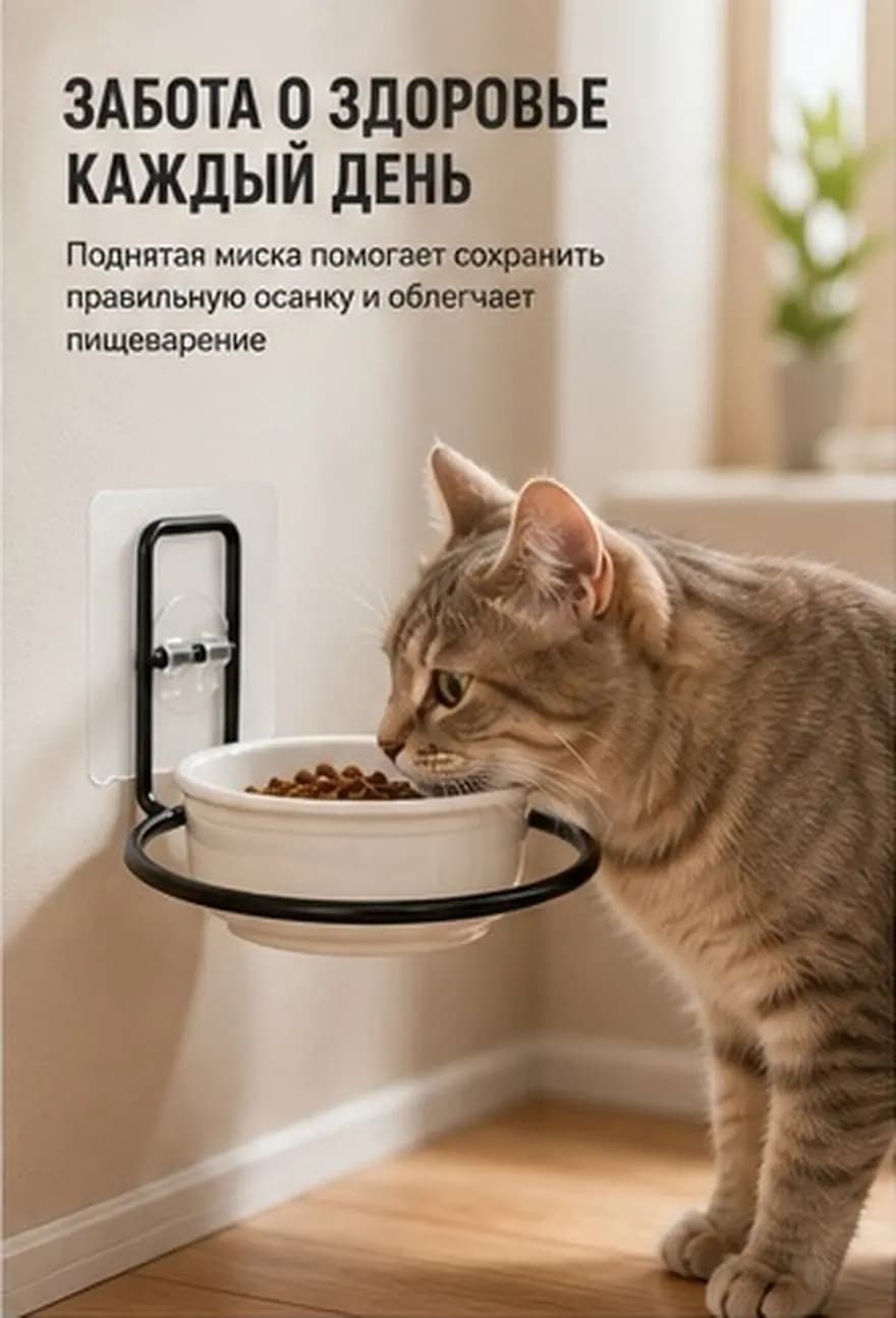 Pet Feeding Bowl Rack High Grade Iron Plastic Cat Bowl Holder Elevated Sturdy Prevent Spill Food Feeder Shelf Home Accessory