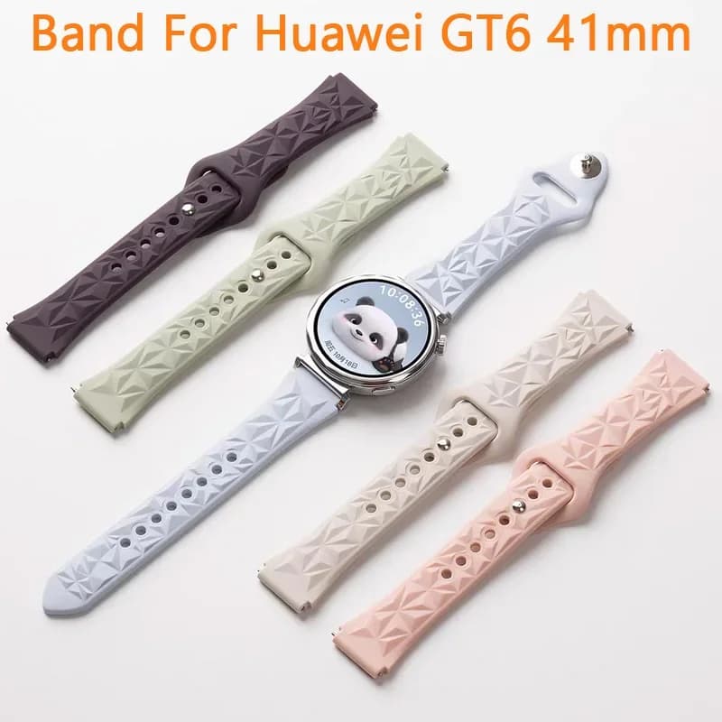 Cinturino universale da 18 mm per Huawei GT6 5 4 41mm Per Garmin Venu3s Uomo Donna Cinturino di ricambio per Hauwei GT5 Pro 42mm GT6 41mm Strap