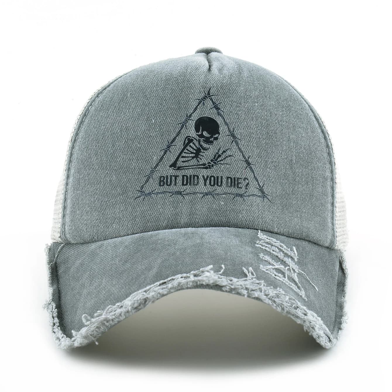 Washed Denim Baseball Cap Women Spring And Summer Sun Visor Cap Men Snapback Hip Hop Trucker Cap Breathable Mesh Hat