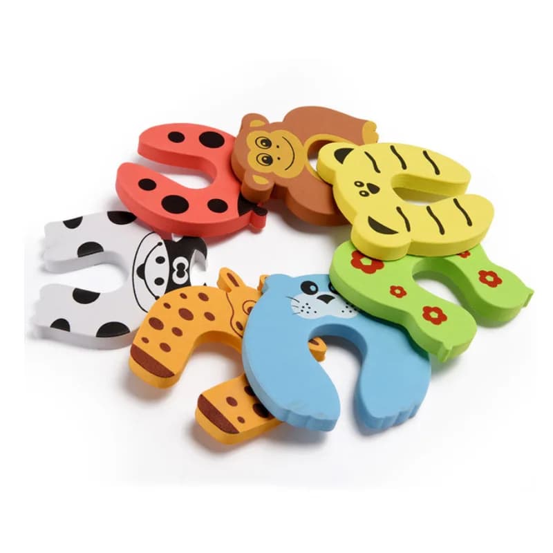 Set di 6 Protezioni Angolari per Bambini, Paracolpi a Forma di Animali Cartoon, Cuscinetti in Schiuma Morbida, Protezione Dita per Bambini