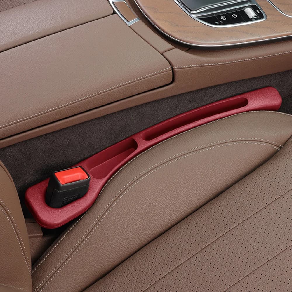 1 Pair Car Seat Gap Filler Side Stitching Spine Filling Strip Gap Decoration Supplies for Hyundai Kona EV 2017 ~ 2023 2024