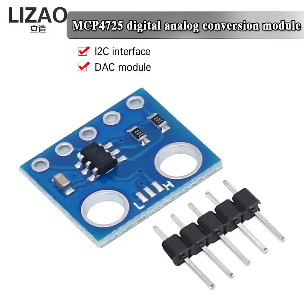 12-bit DAC MCP4725 IIC I2C module for digital-analog conversion for Arduino development cards