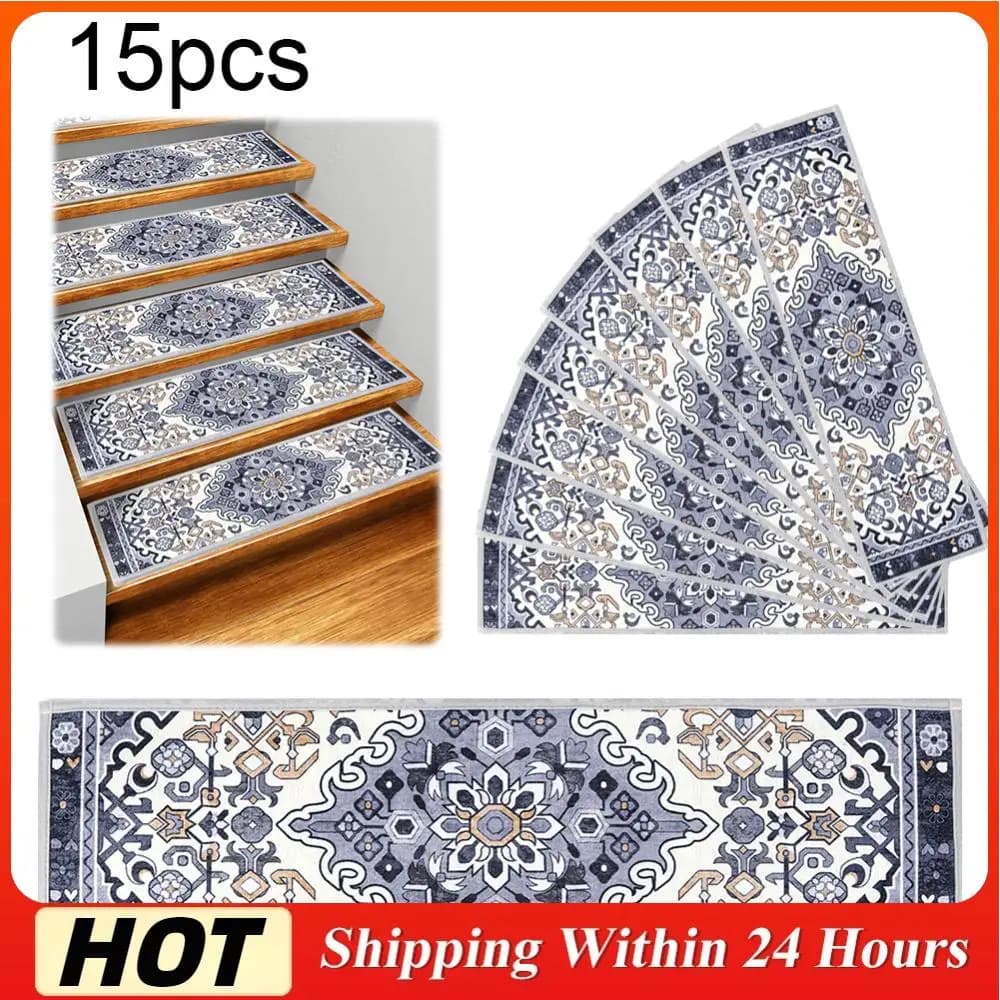 Set of 15 Anti-slip Mats for Scales, Self-adhesives, for Interior, Sliding Resistant, for Dogs, Children and Seniors