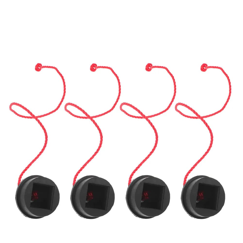 Set di 4 Porta Gessetti per Biliardo, Robusti Supporti in Gomma per Gessetti, Accessori Portatili per Tavolo da Biliardo