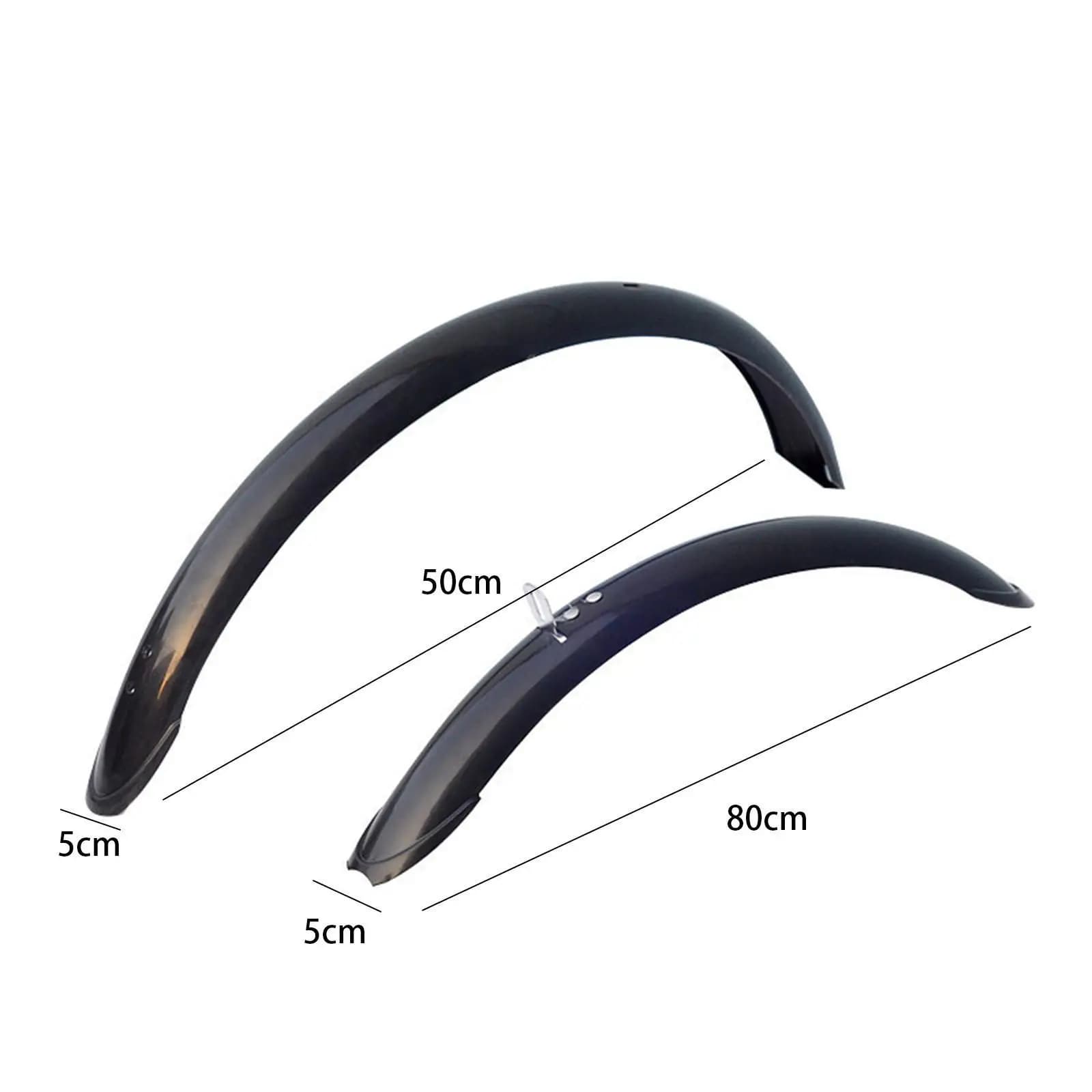 Set di Parafanghi Universali per Bicicletta, Accessori Impermeabili in Plastica per Bici da Strada e Mountain Bike con Ruote da 20 Pollici