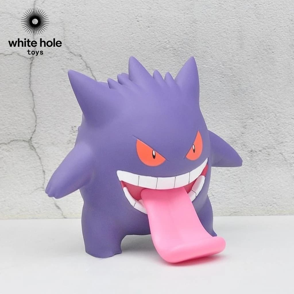 Figurina Anime Pokemon Gengar 20cm, Modellino da Collezione Kawaii, Ornamento Decorativo, Regalo per Ragazzi e Ragazze