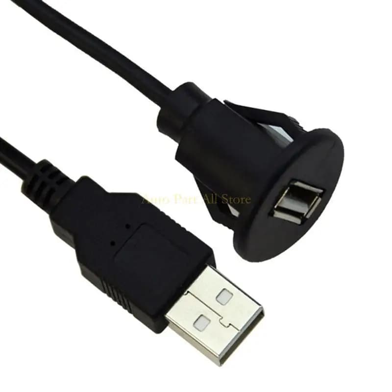J0MA SUV Cashboard Cashboard Flush Mount USB Maschio a presa femmina Cavo del pannello estensione 1M