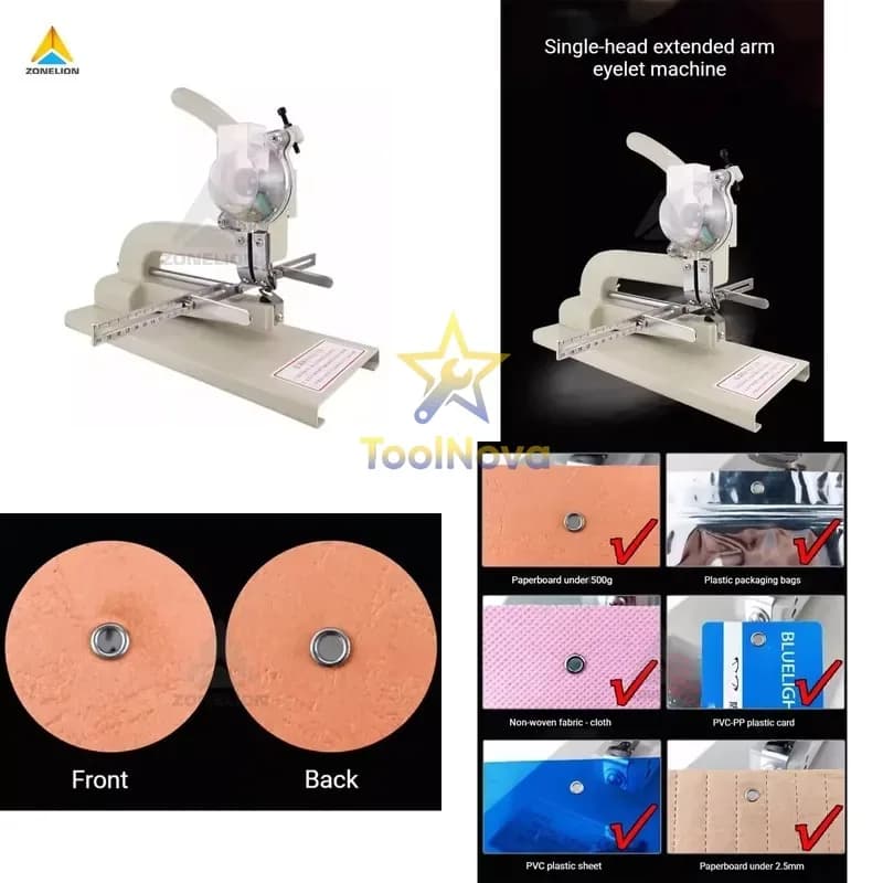 2026hotsale* Portable Manual Eyelet Machine for Garments and Bags Punching Machine
