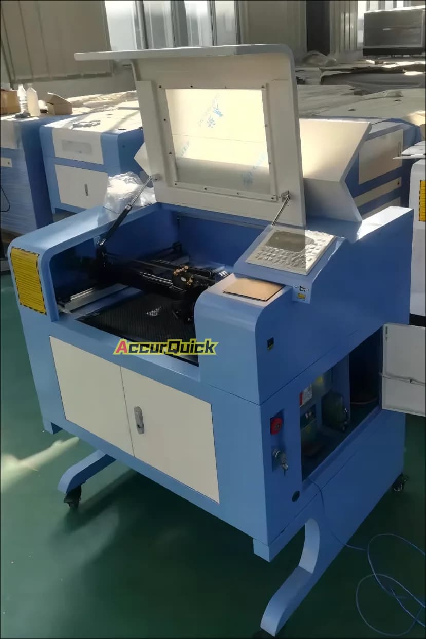Macchina da taglio per incisore laser CO2 di vendita calda 60W 4040 per legno di gomma acrilica