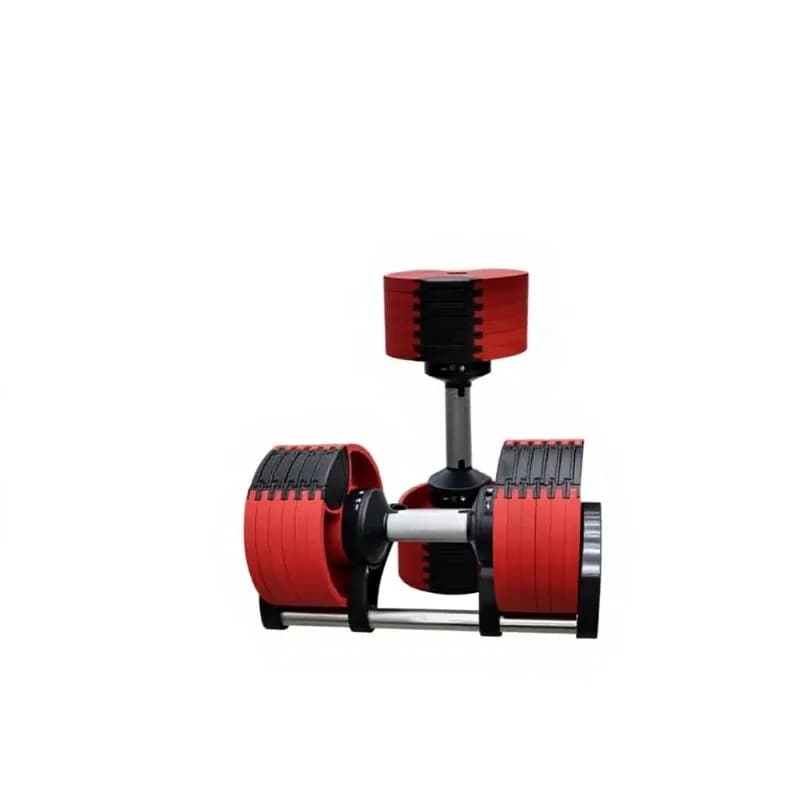 Cast Iron Adjustable Rubber Coated Custom Dumbbell 20KG Men's Home Fitness Barbell Set
