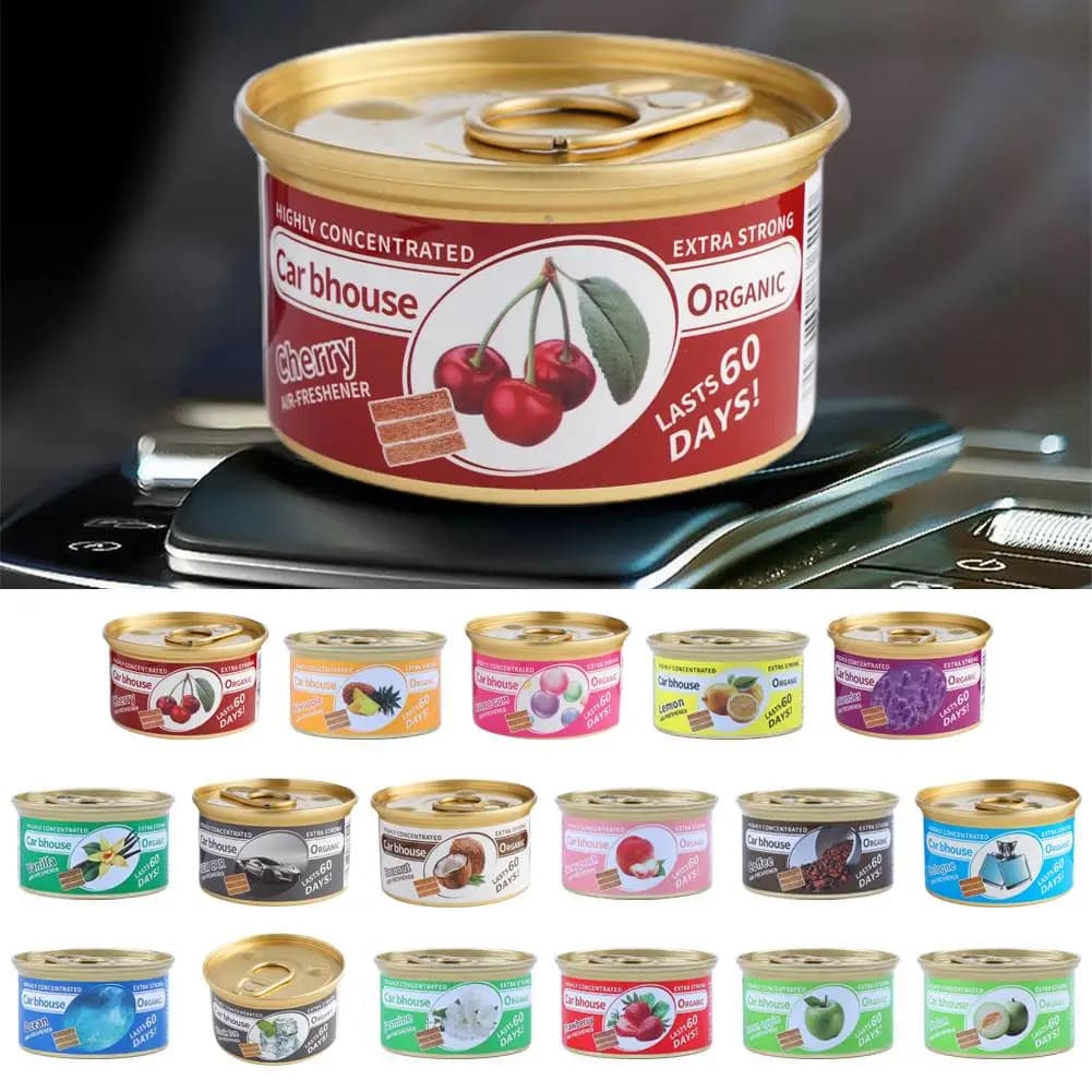 Car Deodorant Bubble Gum Perfume Organic Cans Eliminator Essential Odors Long-Term Strong fragrance for automatic home closet