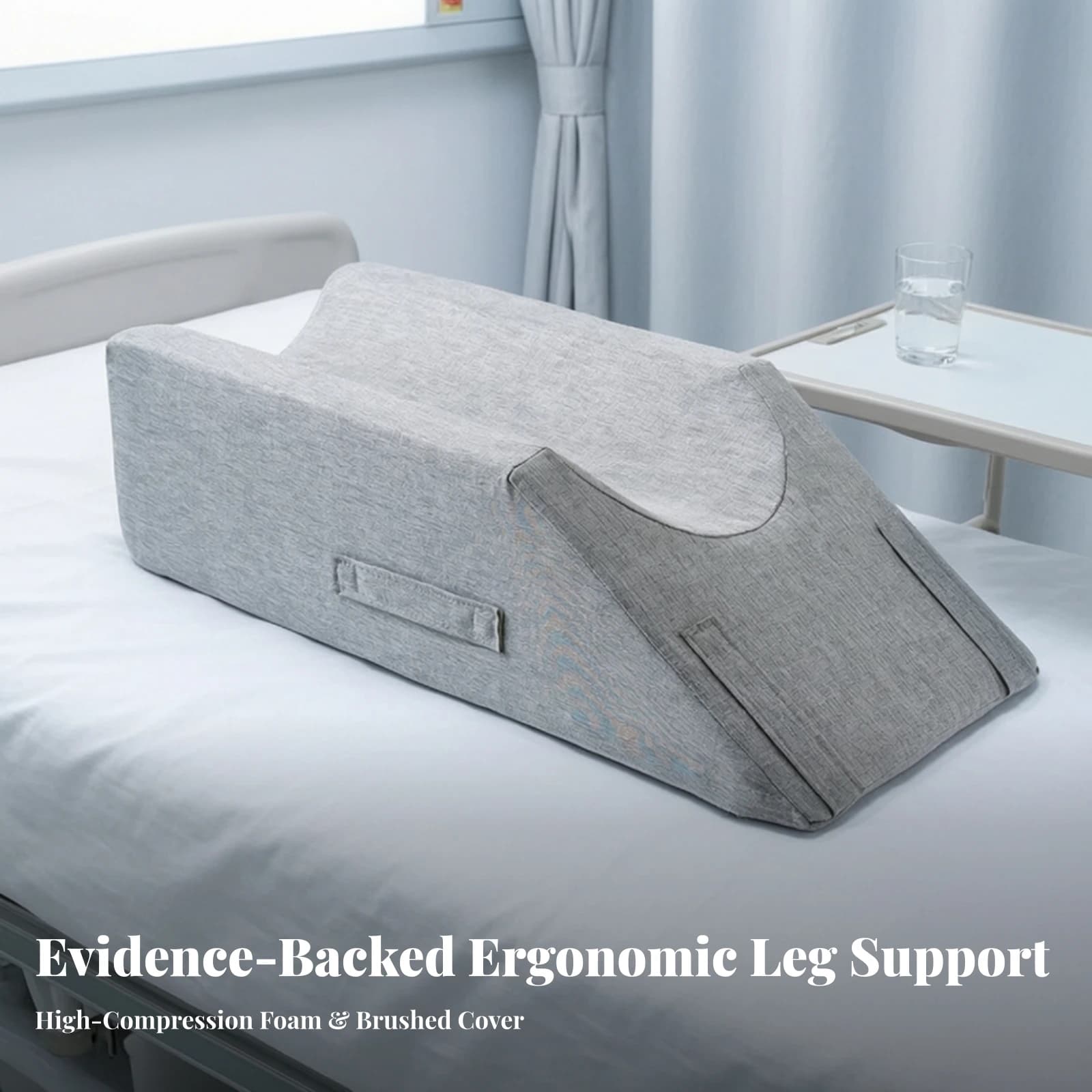Leg Elevation Pillow with Handles Ergonomic Leg Elevation Cushion with Handles Versatile Supportive for Post-Surgery Patients